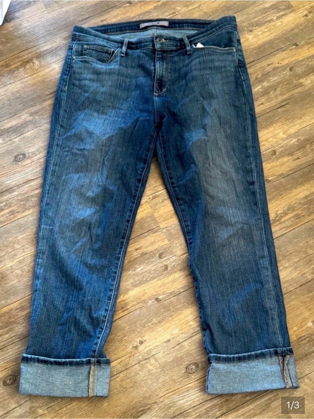 Joe’s Jeans Cropped Straight Leg in Colour Silver Lake Size 31